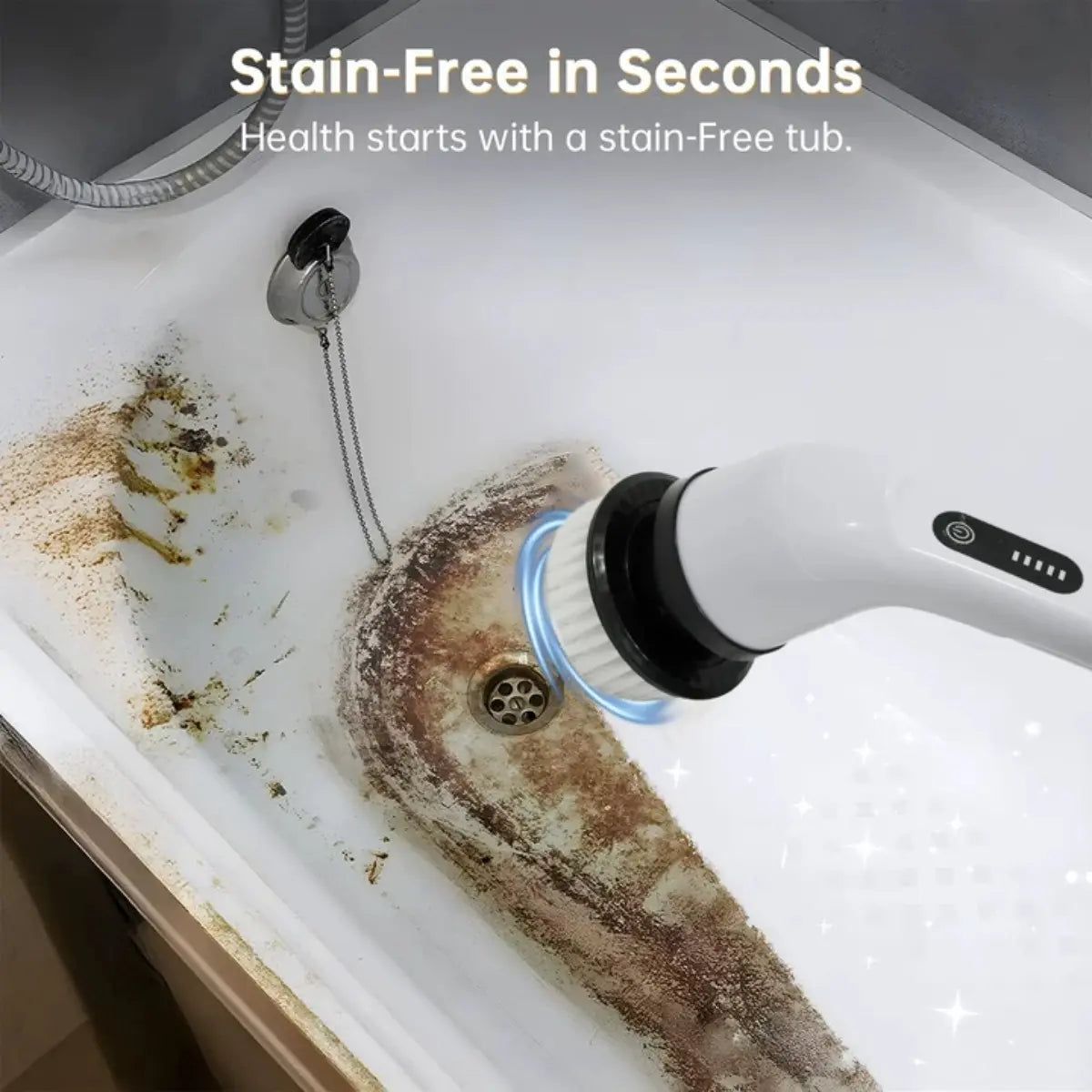 Revolutionize Your Cleaning Routine with the Cordless Electric Spin Scrubber for Effortless Bathroom & Kitchen Cleaning