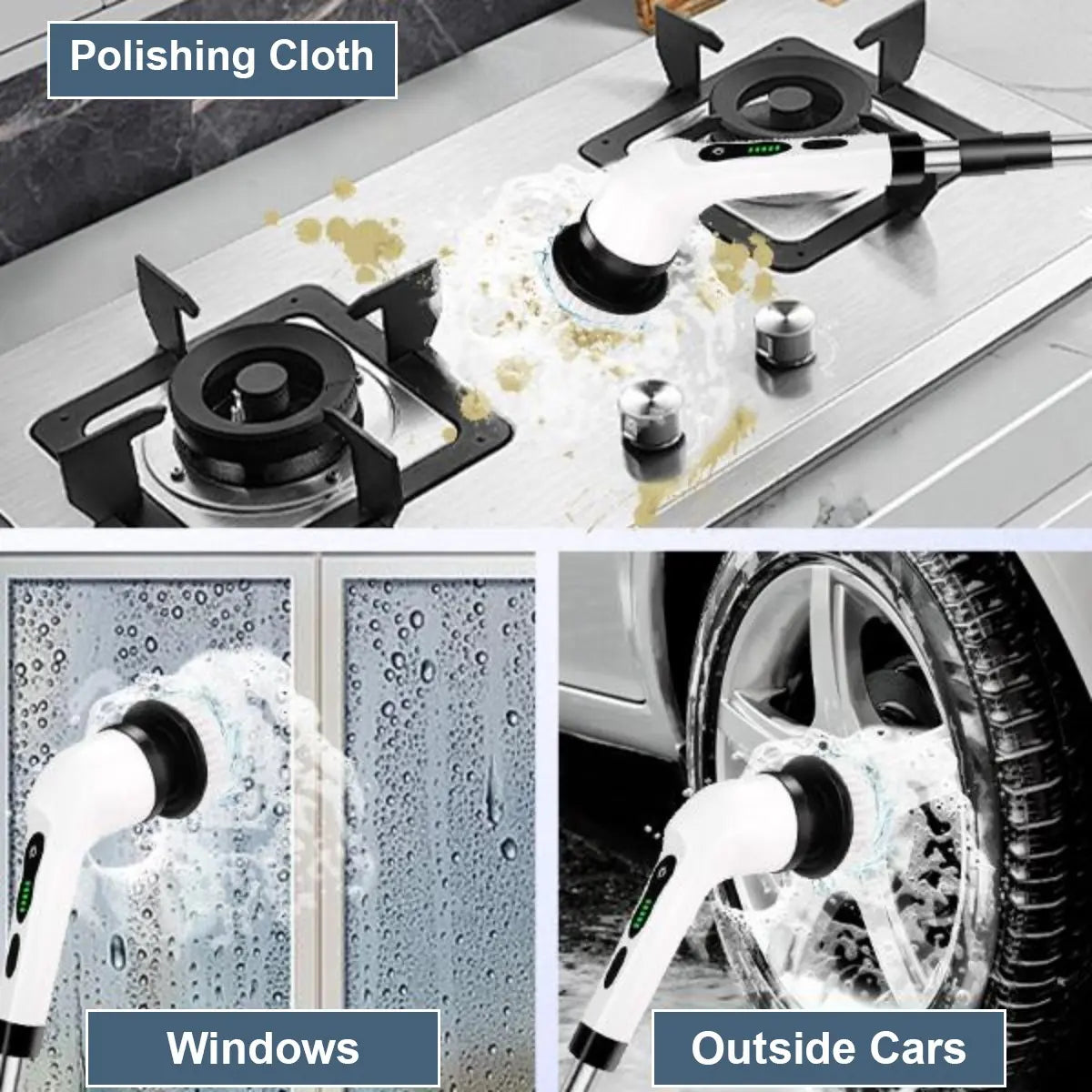 Revolutionize Your Cleaning Routine with the Cordless Electric Spin Scrubber for Effortless Bathroom & Kitchen Cleaning